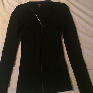 Black long sleeve sweater
